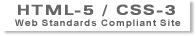 HTML5 and CSS3 Compliant